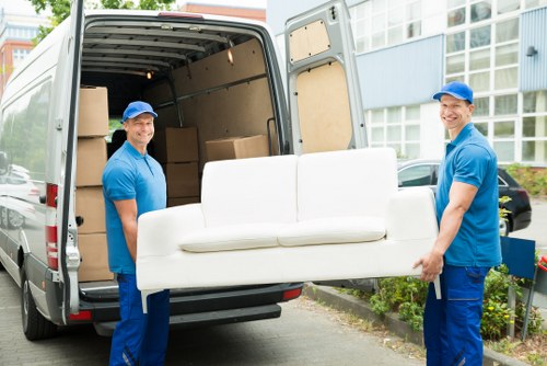 Customer complaint being recorded during a removals service review