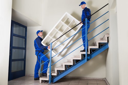 Removal team preparing a safe move in West Kensington
