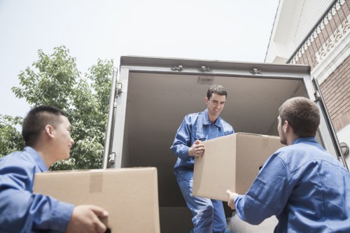 Packing and transport for a local business relocation in West Kensington