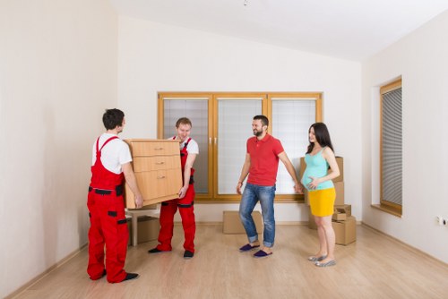 Removal team planning a move in West Kensington with local access considerations