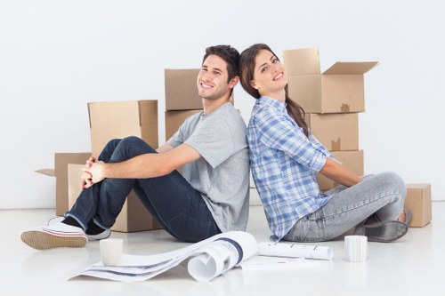 Loading furniture carefully for a short-notice removal in West Kensington