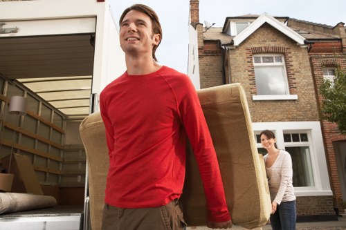 West Kensington office relocation team coordinating a business move