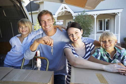 Careful handling of office furniture in a West Kensington relocation