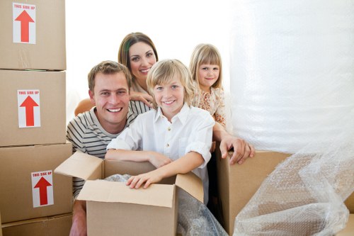 Local movers handling a flat removal near West Kensington streets