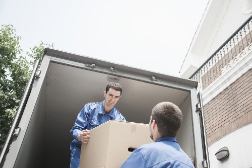 Assorted moving boxes and supplies for flats and offices in West Kensington