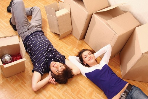 West Kensington removals team following safe moving procedures