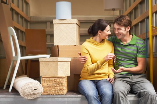 Office relocation support in West Kensington with desks and equipment