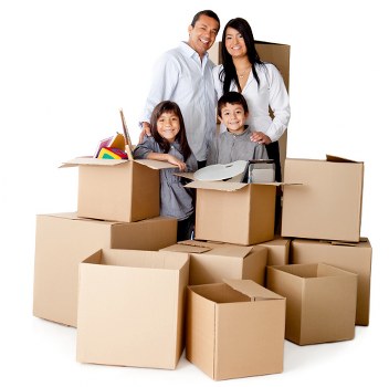 Office removal preparation in West Kensington with labelled equipment and furniture